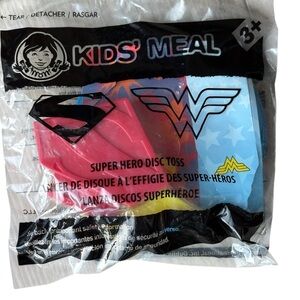 Wendy's Kids' Meal Super Hero Disc Toss NEW